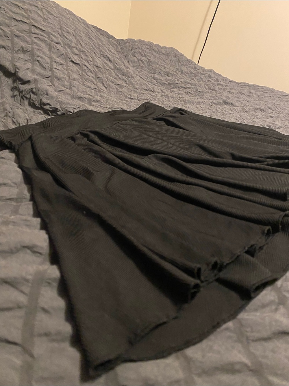 Black SHEIN Pleated Skirt
